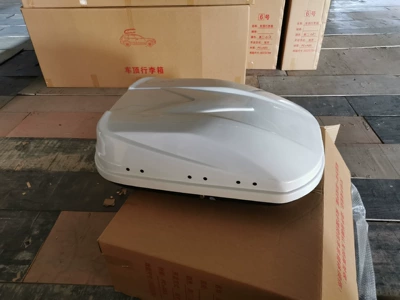 Roof box | Suitable for Wuling Hongguang mini - no-need-to-drill-holes-300-liters-1088032-available-in-black-gray-white-without-crossbar