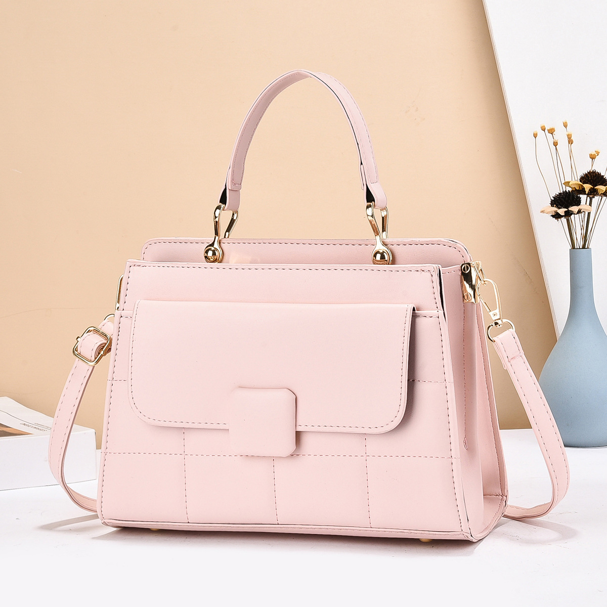 Bolso de mano coreano para mujer todo fósforo exquisito bolso de hombro temperamento nuevo bolso de mensajero 2025 bolso de mujer bolso grande para mujer
