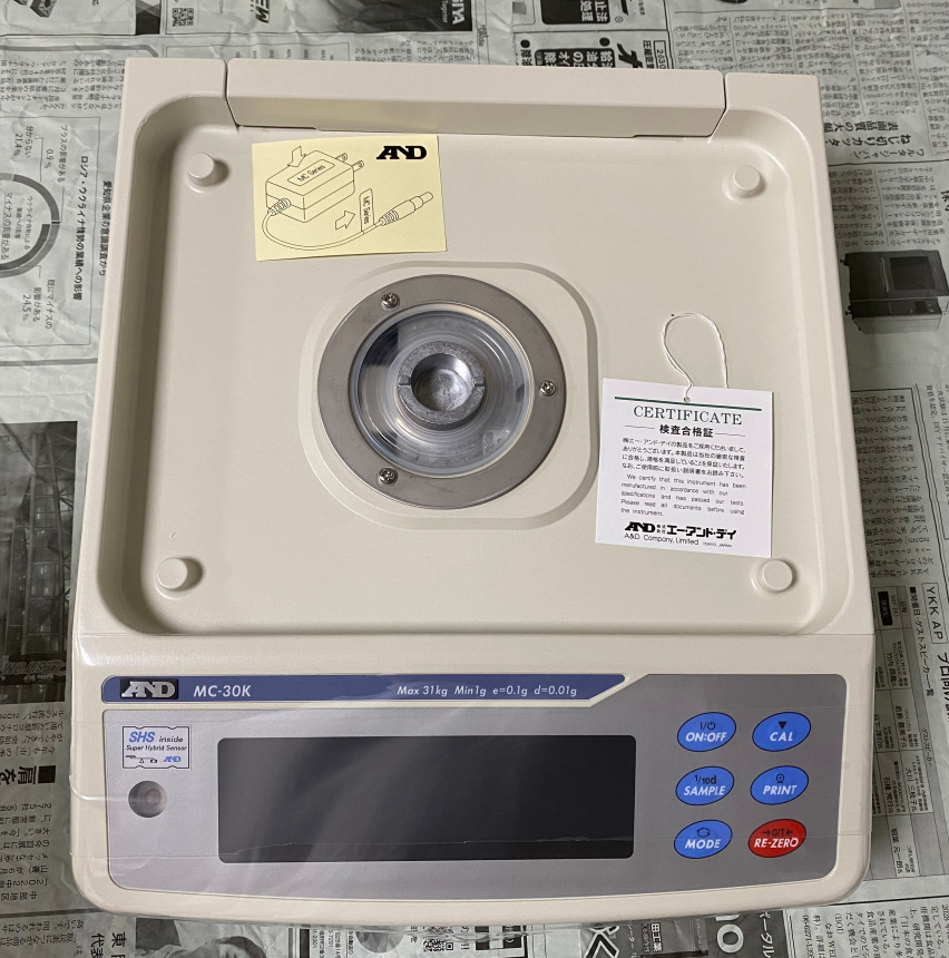 日本AND超高精度天平MC-30K 江西有售