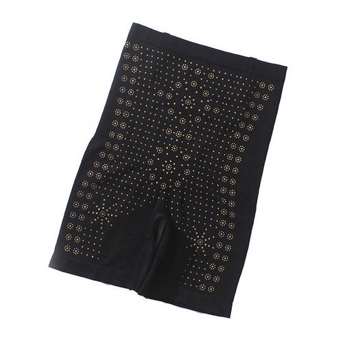 Boxed Goddess Negative Ion High-Waist Thigh-Lifting Bodysuit Women's Abdominal Correction Graphene Slimming Beauty Body Shaping Underwear