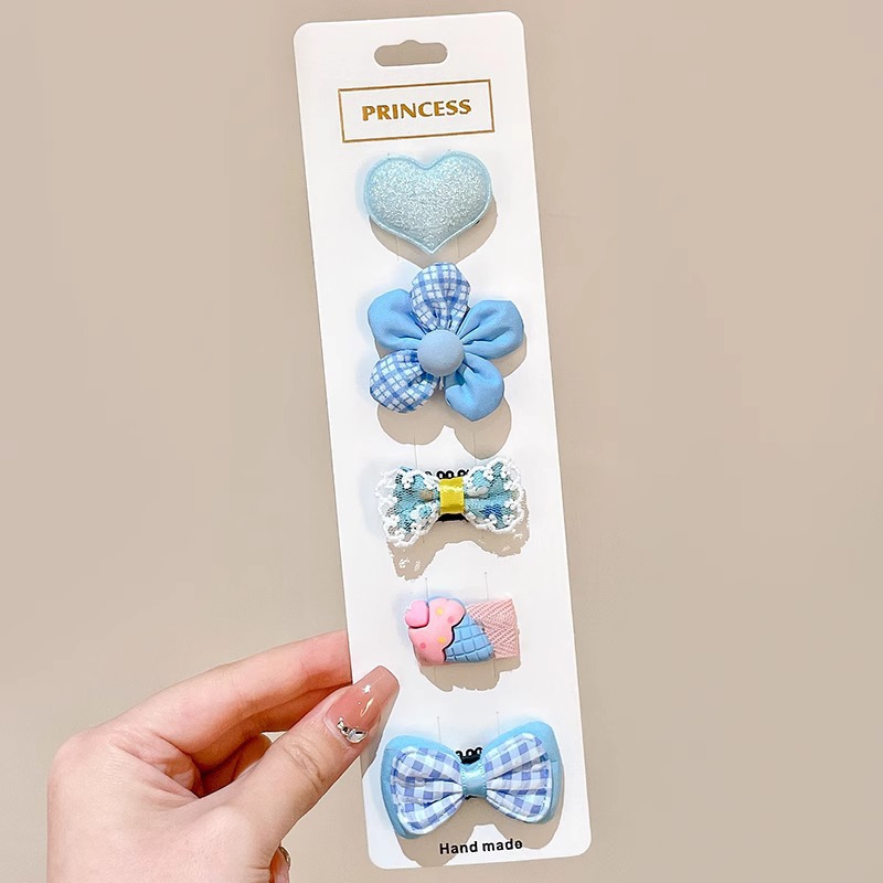 Horquilla de los niños bebé no duele el abrigo del pelo flequillos rotos horquilla tocado niña bebé clip pelo accesorios