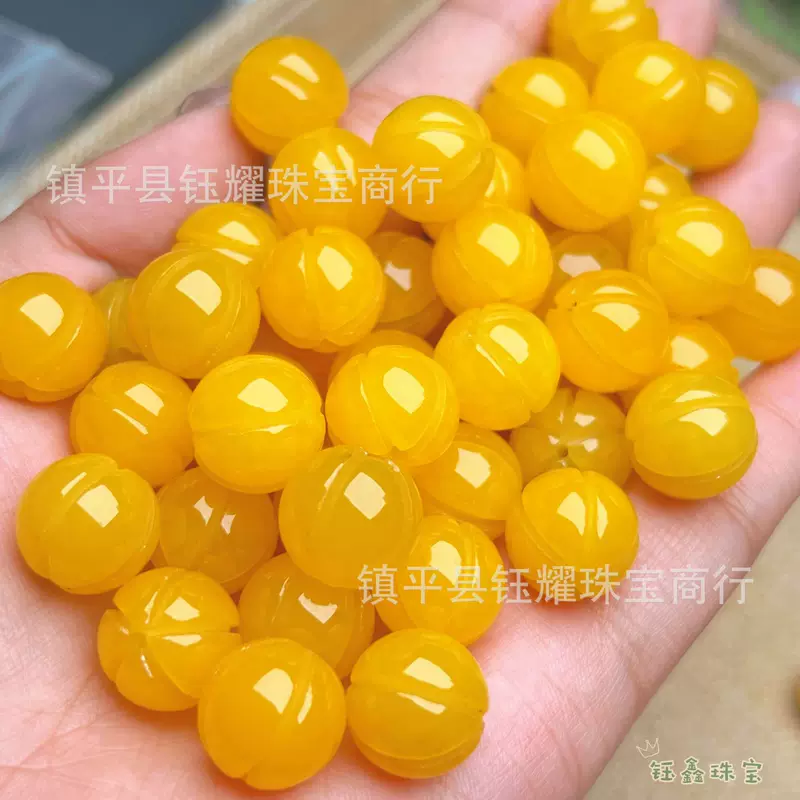 Beads wax agate handmade, accessories, DIY, E18