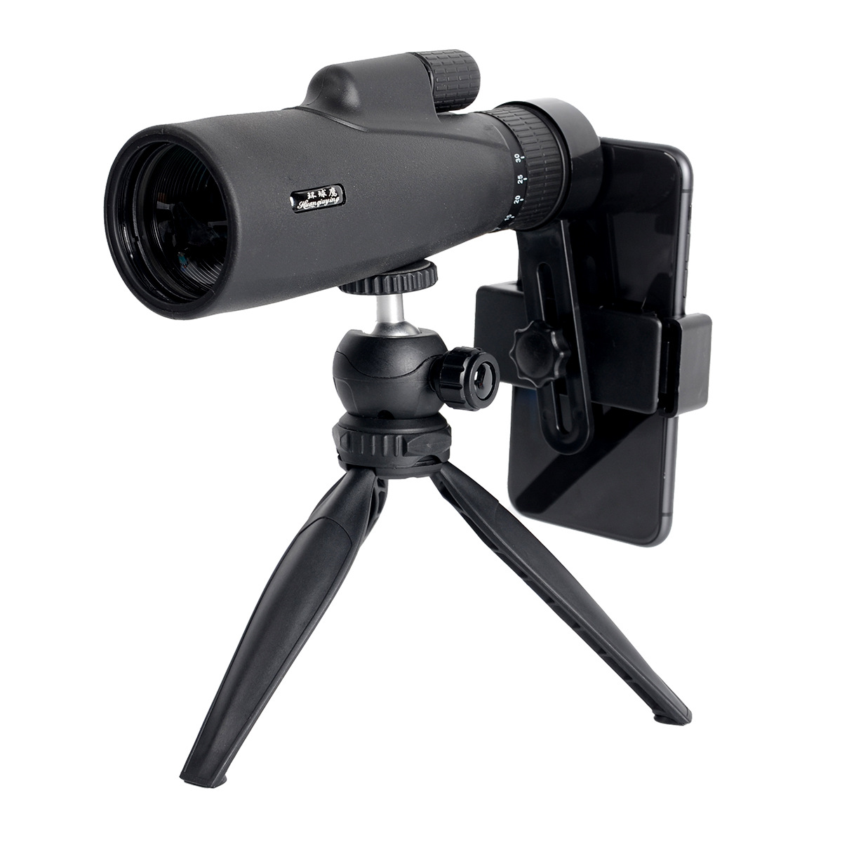 源头工厂单筒望远镜10-30X50高清变倍微光夜视户外手机拍照望远镜