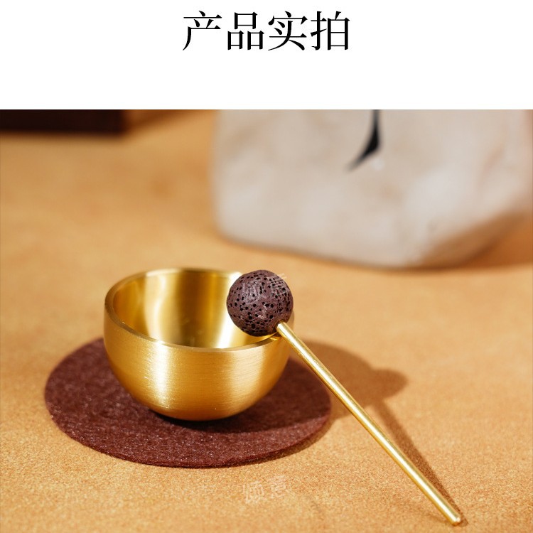 Mini small singing bowl aromatherapy singing bowl brass Buddhist sound bowl yoga meditation bowl