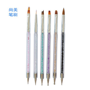 Cross-border e-commerce double-headed nail art pen nail tool brush drawing pen sweeping pen phototherapy pen nail brush