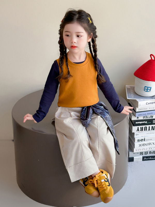 女童春秋款时髦卫衣三件套2025新款小女孩洋气秋装宝宝韩系套装潮|undefined