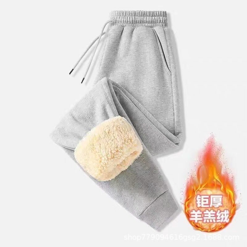 Suéter con capucha forrado de lana de los hombres engrosada caliente suelta estudiante con capucha suéter de los hombres marca de moda ins abrigo de lana de cordero