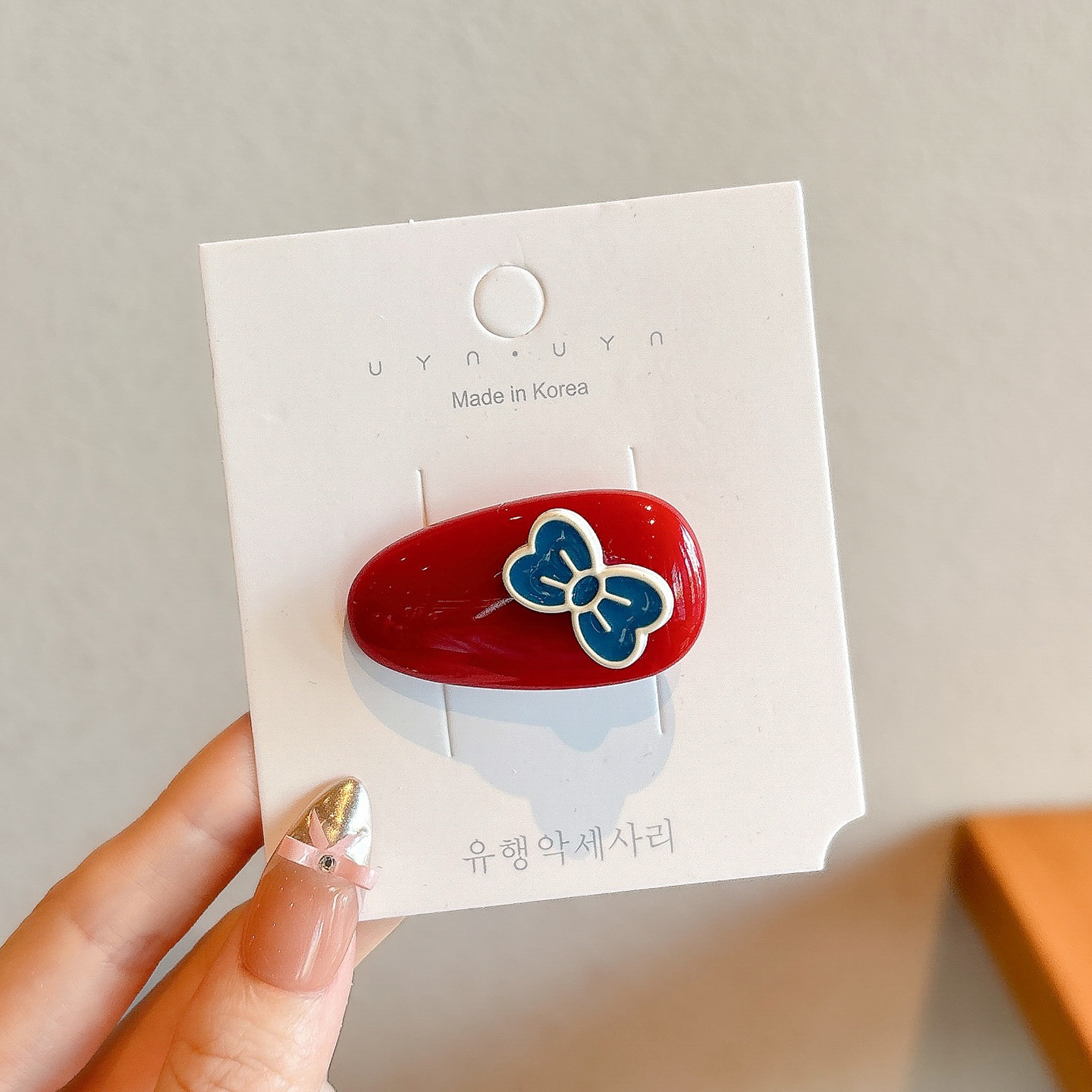 Clip de cabello de arco feminino frange clip lateral clip de boca de pato joyería de otoño 2025 nuevas joyerías al por mayor