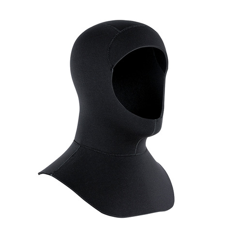 Men's 3~5MM Shoulder Diving Mask with Warm Ear Protection, Head Protection, Sun Protection Swim Hat, Cold Protection Diving Hat for Women