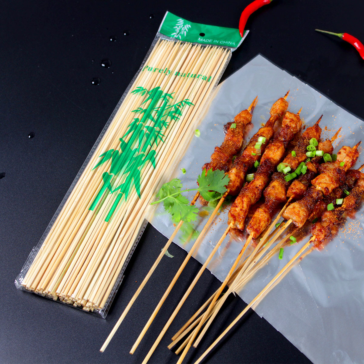 80 paquetes desechables Kandong azúcar hervido calabaza string incienso parrilla firmar al por mayor el hogar verde bambú palo