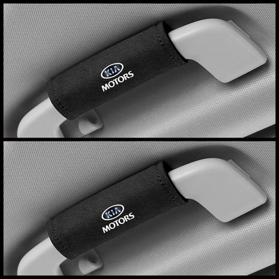 protective cover car door handle Sürətlər qutusu və əl tormozu başlıqları - kia-black-suede-handle-ds-black-suede-pull-gloves-one-pair