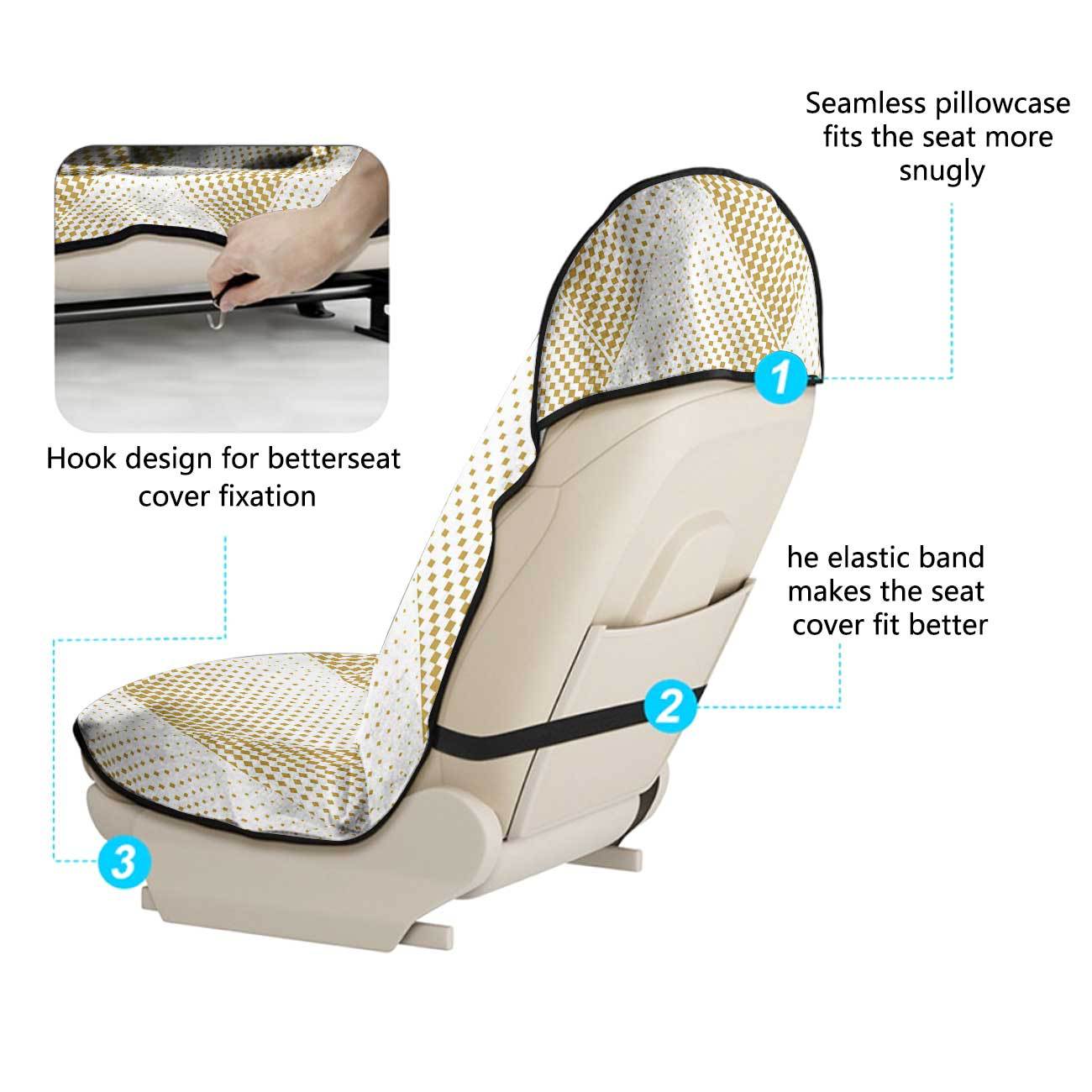 Car seat towel cover for front seats, suitable for gym and exercise, universal for all seasons, car use 171