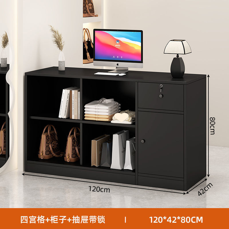 收银台吧台柜台店铺小型简约餐饮店前台超市商用简易接待台桌直发|undefined
