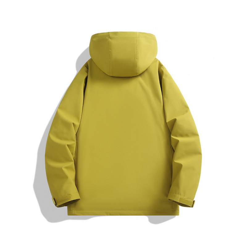 Tropas de asalto al aire libre desmontables 3 - en - 1 impermeable a prueba de tormentas y lluvias sellado en caliente chaqueta de montaña de pluma masculina y femenina image 13