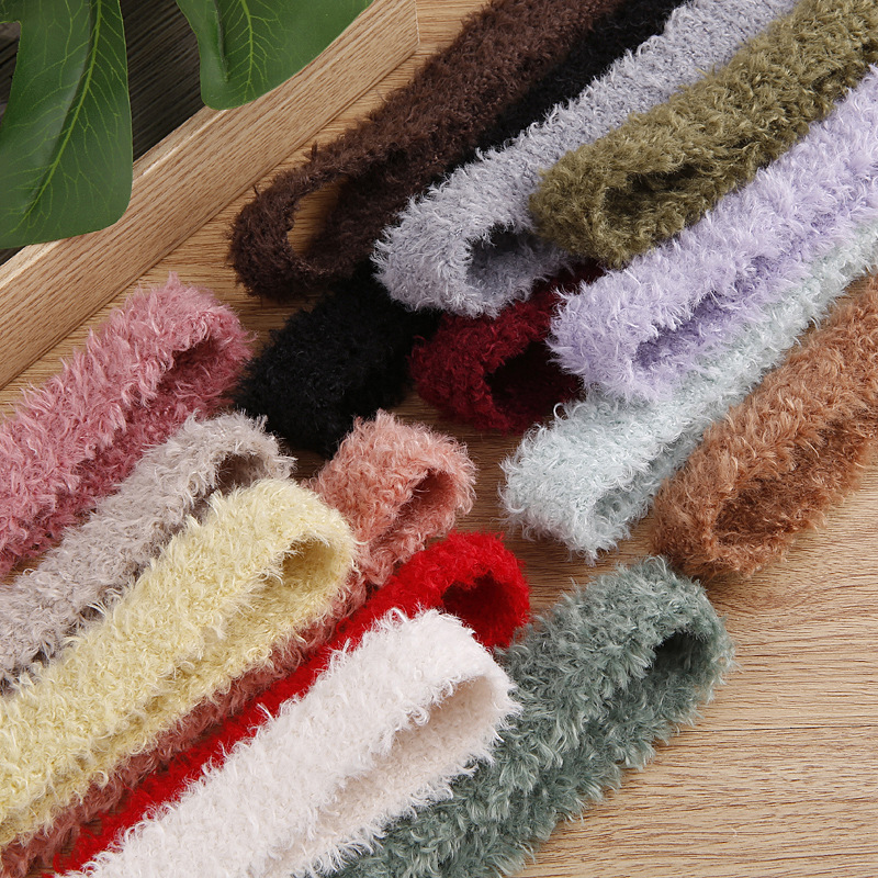 Teddy Plush Ribbon DIY Handmade Bow Hair Accessories Clothing Shoes and Hats Accessories Gift Box Flowers Packaging Ribbon