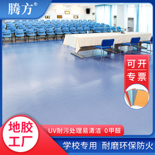 【腾方】厂家直供环保PVC地板学校幼儿园塑胶地板无甲醛儿童地胶