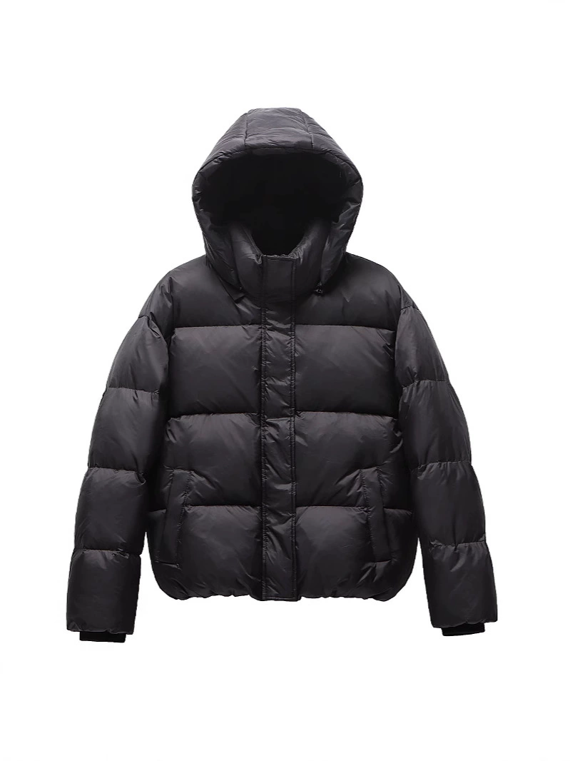 Short velvet down jacket, high-end, duck down
