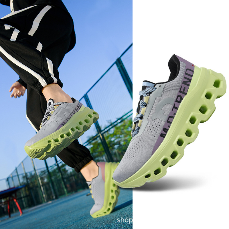 Comercio exterior transfronterizo 9912 nuevos zapatos de tela de vuelo respirables amortiguación de malla zapatos de correr de maratón zapatos de hombre zapatos deportivos image 5