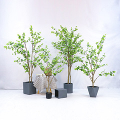 大型北歐仿真植物吊鐘樹仿真枝葉馬醉木假綠植櫥窗盆栽裝飾造景