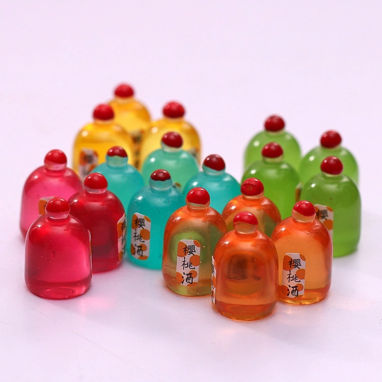 Small realistic food play, creative bottle, accessory, wholesale, handmade