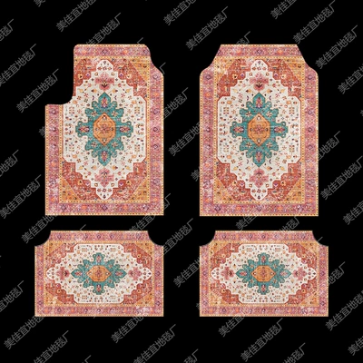 Special Mat Four-piece TEMU – Universal Foot Pad - ymx-new-car-floor-mats-2-3045cm-two-piece-set-for-rear-seat