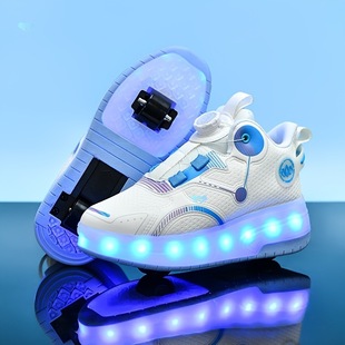 Boys' Roller Skates Outdoor Skateboard Shoes Balance Roller Skates