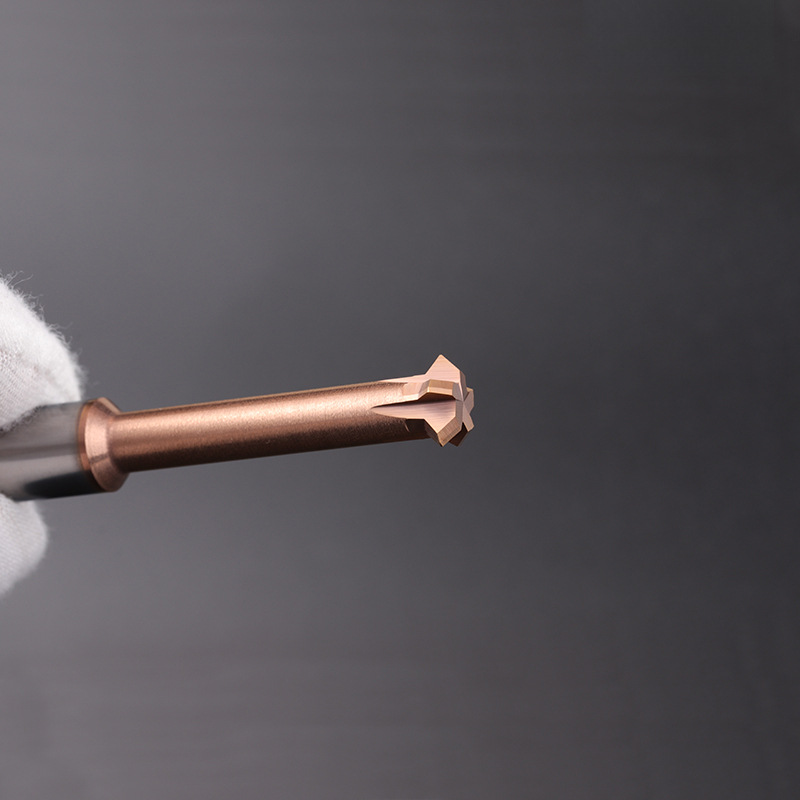 则川钨钢上下倒角刀60/90度双面倒角T型整体合金正反内孔倒扣刀