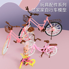 廠家直供可拆卸仿真自行車模型玩具居家裝飾桌面自行車擺件跨境