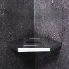 304 Stainless Steel Triangle Shelf Corner Shelf for Bathroom Shower Room, No-Drill Wall Corner Shelf for Kitchen