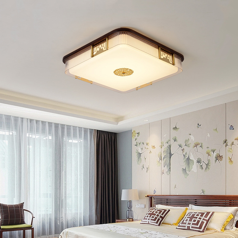 Gran vista jardín dormitorio lámpara de techo nuevo estilo chino lujoso simple lámparas modernas lámparas de dormitorio lámpara de habitación lámpara de dormitorio principal lámpara de cama 523L