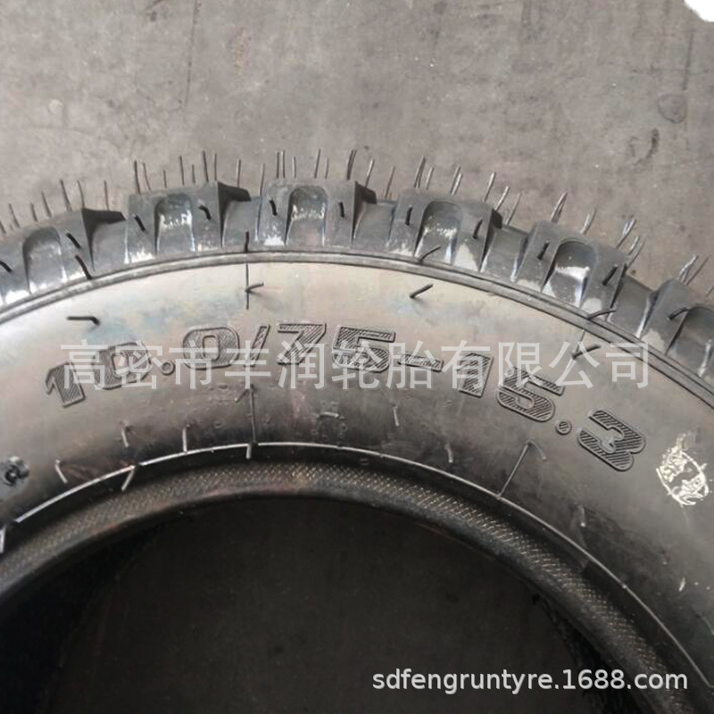 批发 农用拖拉机轮胎10.0/75-15.3 人字花纹农机具轮胎