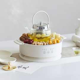olayks立时冬至围炉煮茶器电陶炉家用器具全套电茶炉全玻璃养生壶