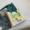 Genuine summer shoulder bag, one-shoulder bag, shopping bag, capacious school bag, for students