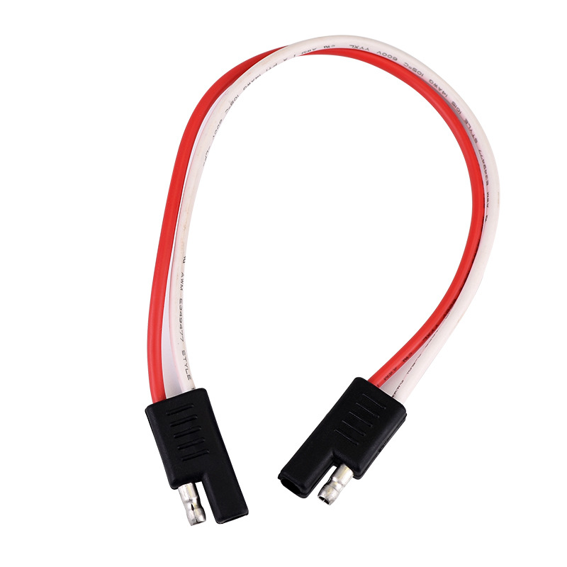 厂家直销 美式插头线 公母对插连接线 汽车公母插头 可定