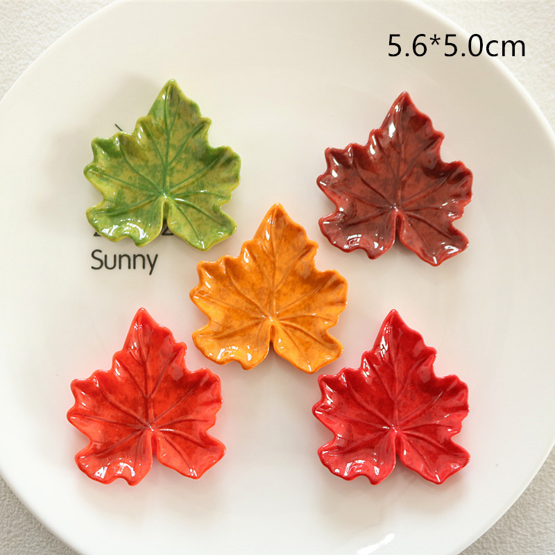 Large Maple Leaf Resin Accessories Plant Series DIY Accessories Semi-Finished Refrigerator Magnet Ornaments Decorative Materials