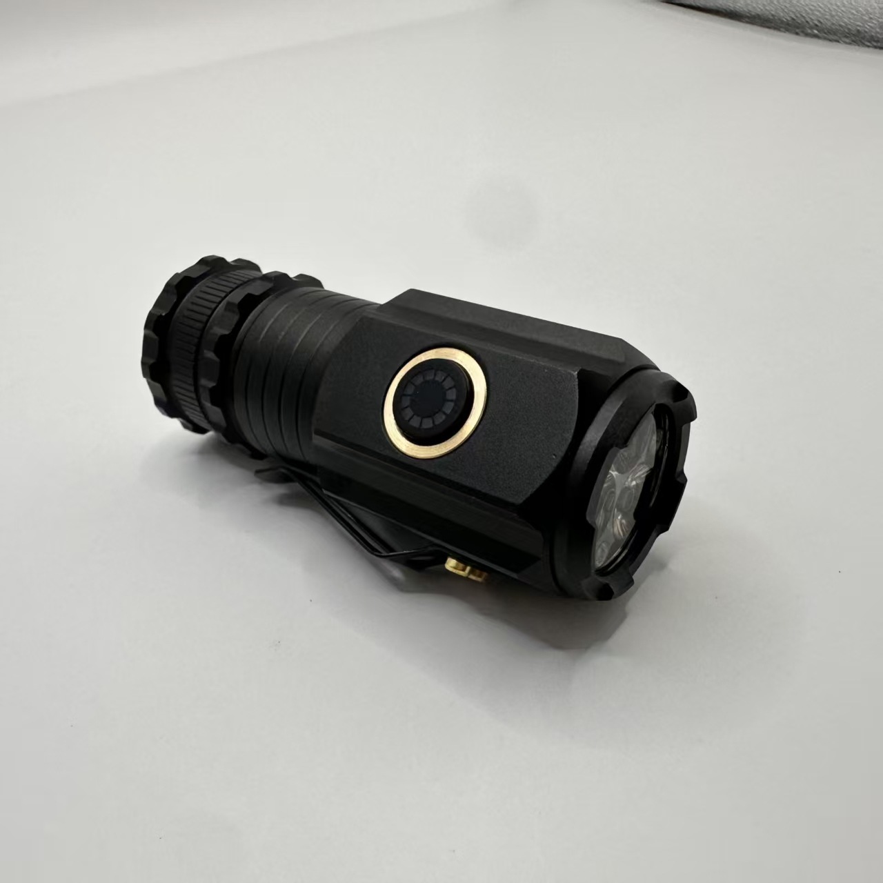White light and red light portable mini pocket EDC flashlight