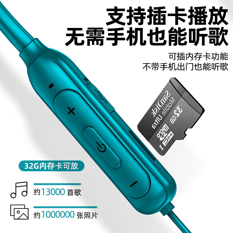 新型m61 bluetoothイヤホン磁気吸引金属首掛けビジネス式スポーツランニングタイプカードステレオ対耳|undefined