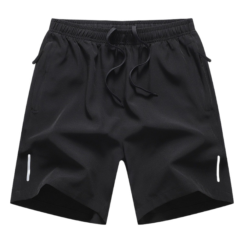 夏のカジュアルな5分のズボンの男性の薄いタイプの速乾の反射のショーツの青年の外は運動の大きいサイズのゆったりしているビーチのズボンを着ます。