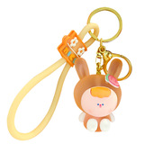 Мультяшный милый брелок, трендовые модные ключи от машины, подвеска