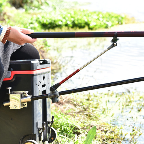 New fishing rod fishing bracket universal turret rear hanging antenna stainless steel anti-detachment rod hanging carbon rack rod accessories fishing gear