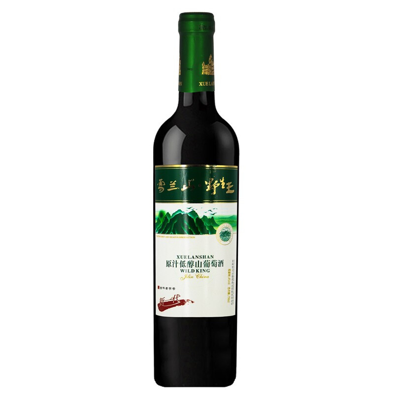 雪兰山野生王原汁低醇山葡萄酒低度酒4度甜型酒750ml单瓶