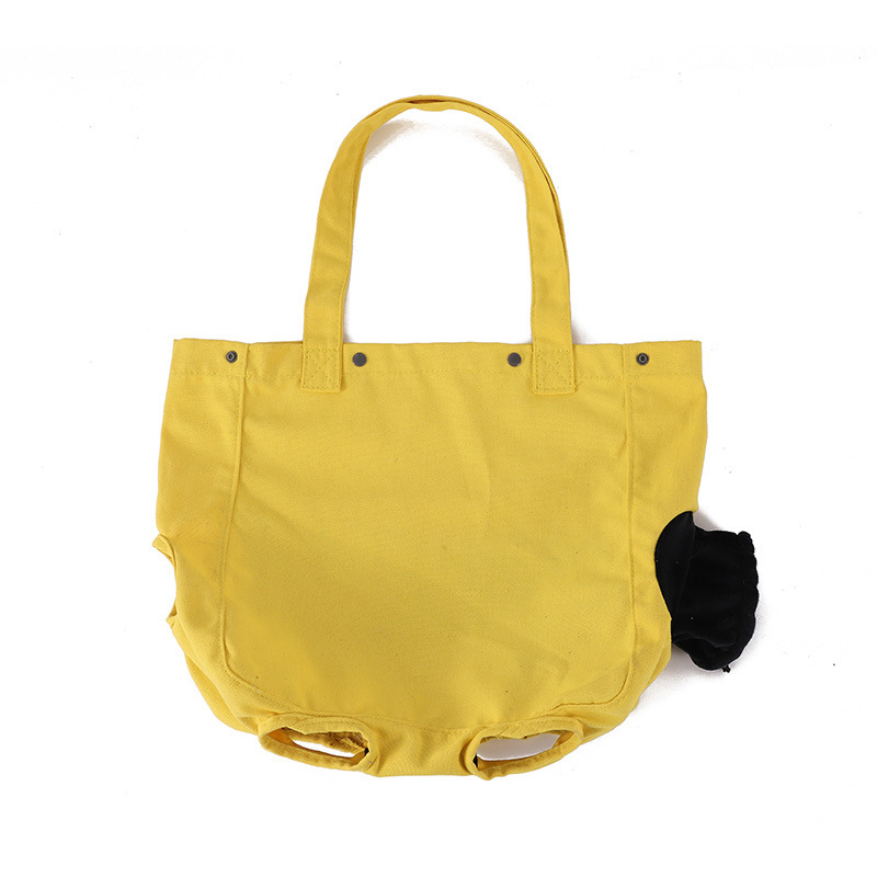 Outdoor Portable Breathable Canvas Cat Carrier Pet Backpack Large Capacity Dog Bag Summer_voghion.com