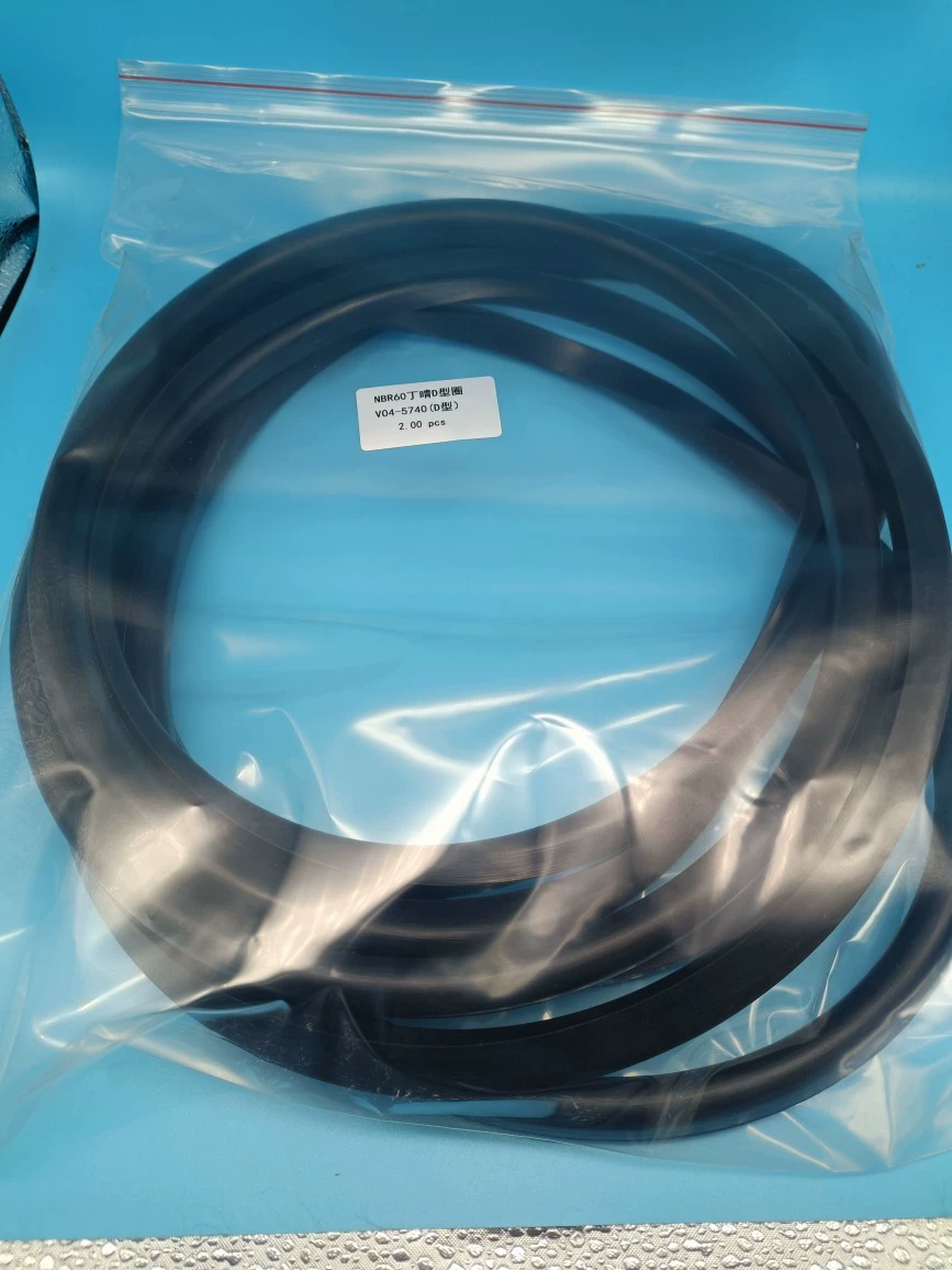 V04-5740 D тип Гуанчи уплотнительное кольцо для вакуумной машины NBR60 черный внутренний диаметр 740 мм диаметр проволоки 12 мм