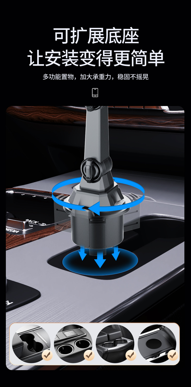 Car Tray Food Rack Cup Holder Car Travel Dining Table