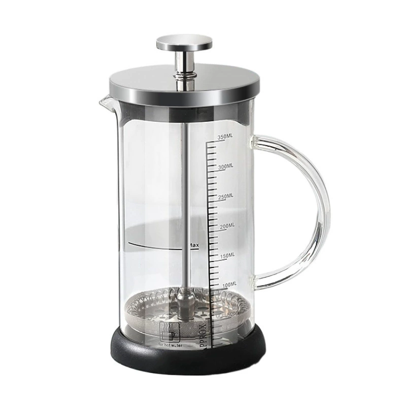 Glass coffee pot, coffee filter for home use