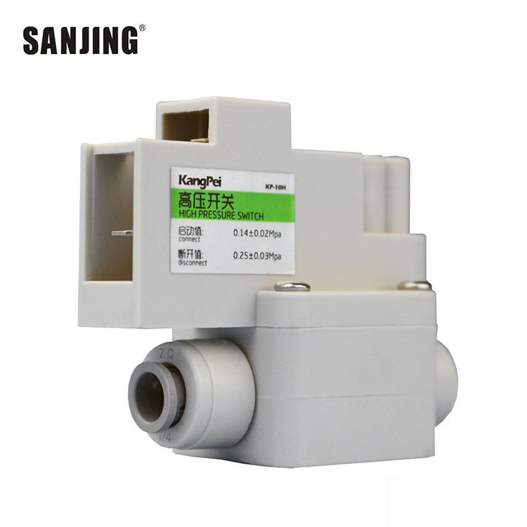 2 puntos de inicio de alta presión y interruptor de parada RO Sistema de ósmosis inversa Válvula de control de parada completa de agua pura accesorios de la máquina de agua