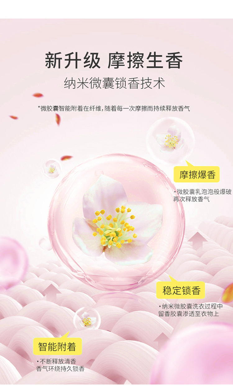 厂家直销护衣留香珠持久清香护色颗粒瓶装抖音同款留香