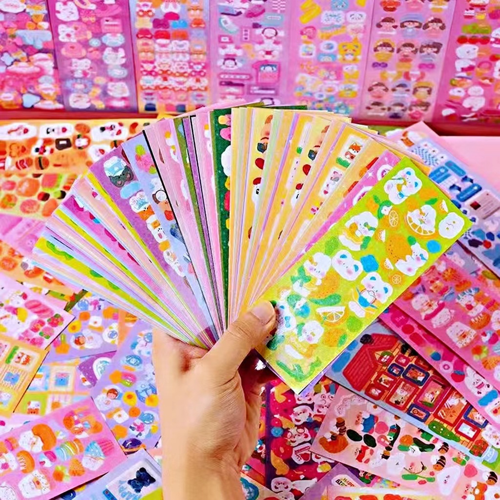 Factory direct supply of popular Guka stickers, hundreds of designs available for wholesale from Taobao.