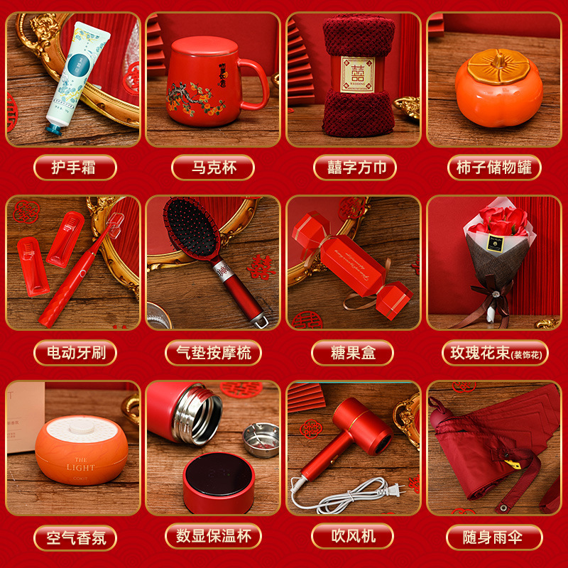 Wedding Creative Favors Set Gourmet Candy Box Towel Scent Custom Gift Set Bridal Shower Guest Gift