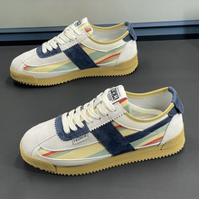 男鞋2025夏季新款潮流板鞋舒适透气百搭时尚阿甘鞋休闲鞋休闲男鞋